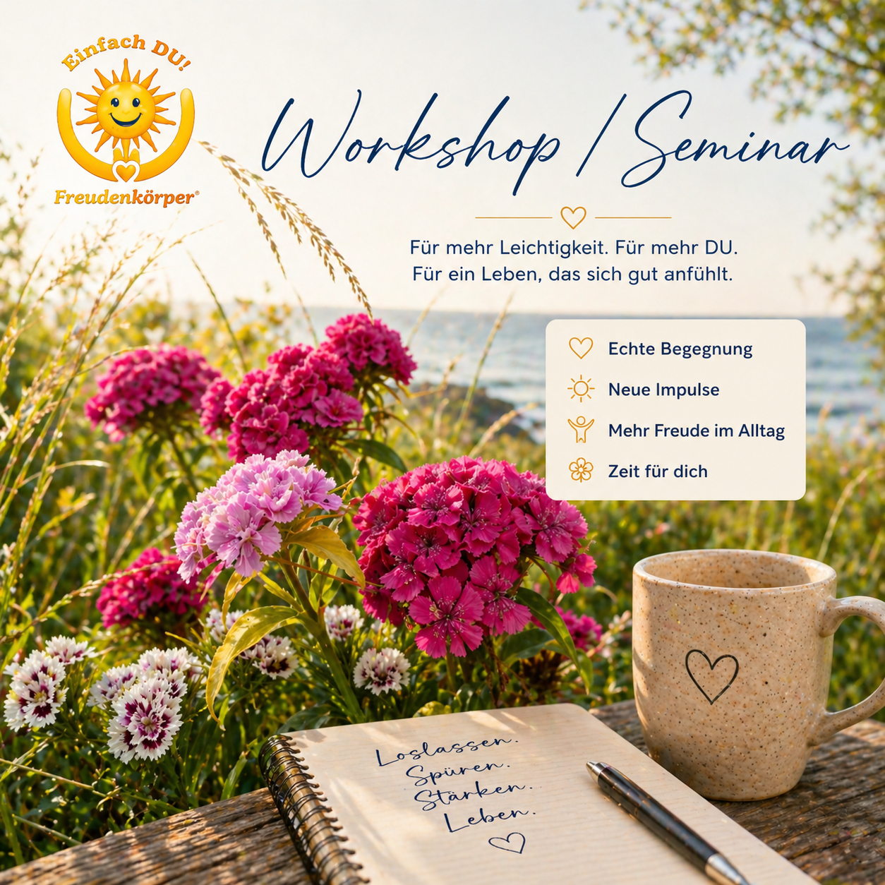 Workshops & Seminare in entspannter Umgebung
